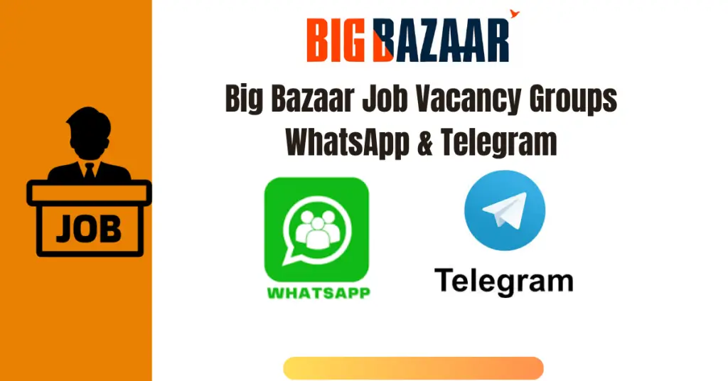 Big Bazaar Job Vacancy Groups